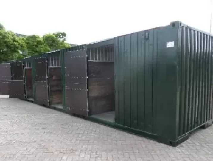 Mobiele paardenboxen